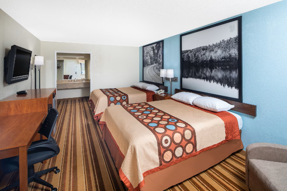 2 Double Beds, Non-Smoking